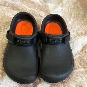 CROCS Black Sandals with Signature Comfort and Style Iconic Crocs Comfort Sandals Men 7 Women 9 Black Shoes Water  main image 3